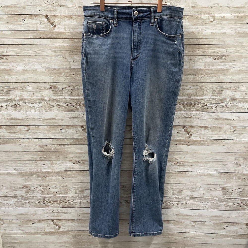 Joe's Womens‎ 29 Jeans Hi-Rise Straight Crop Stretch Celina Distressed 5-Pocket